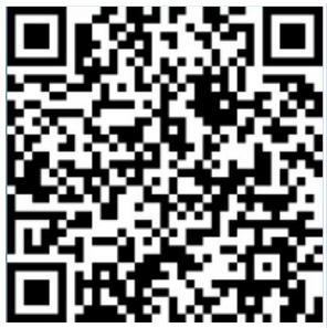 A QR code that can be scanned to get to the Zoom panel.
